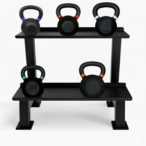 Heavy-Duty Cast Iron Kettlebell – Durable Matte Finish, Ergonomic Handle for Strength Training, Compact Home Gym Essential