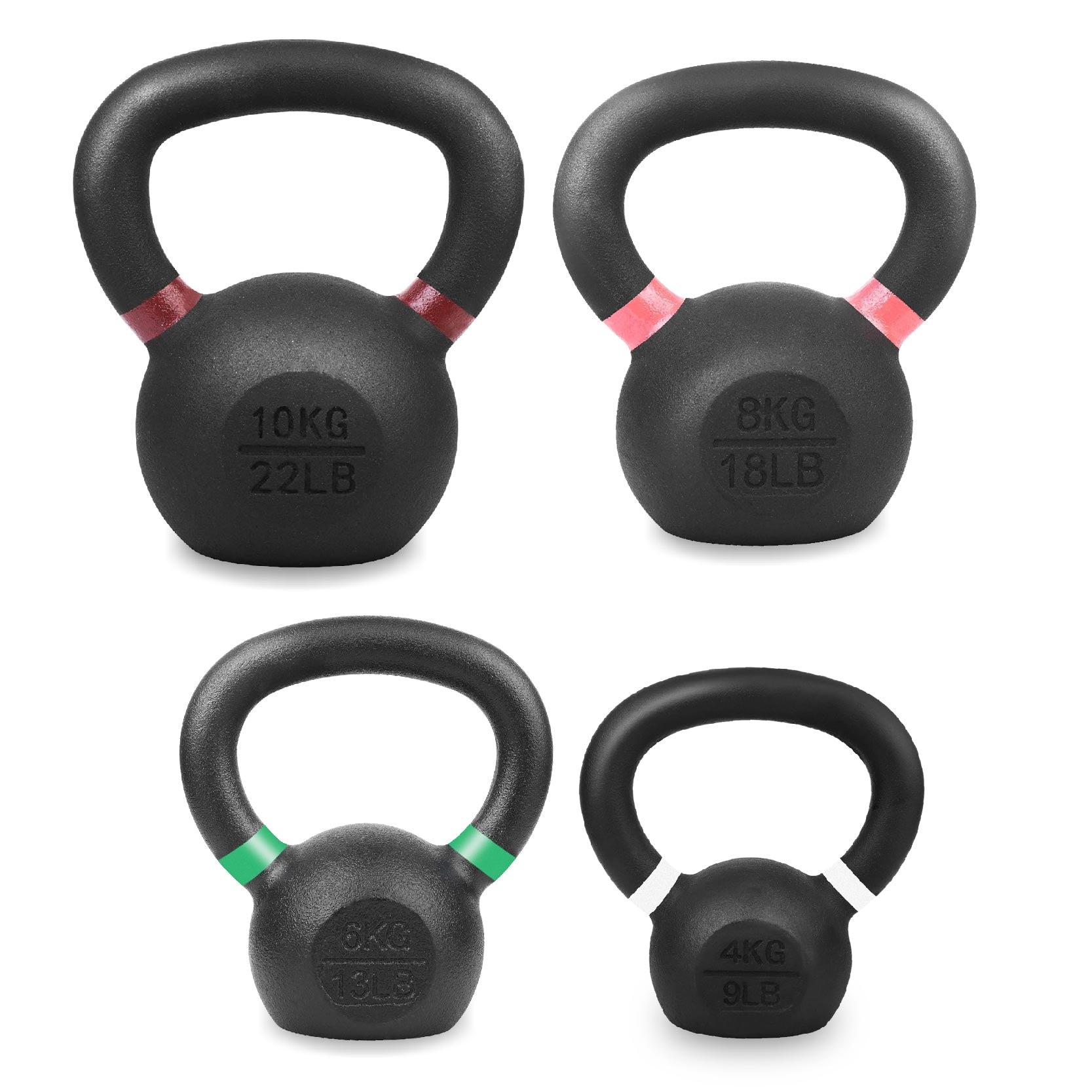 Heavy-Duty Cast Iron Kettlebell – Durable Matte Finish, Ergonomic Handle for Strength Training, Compact Home Gym Essential