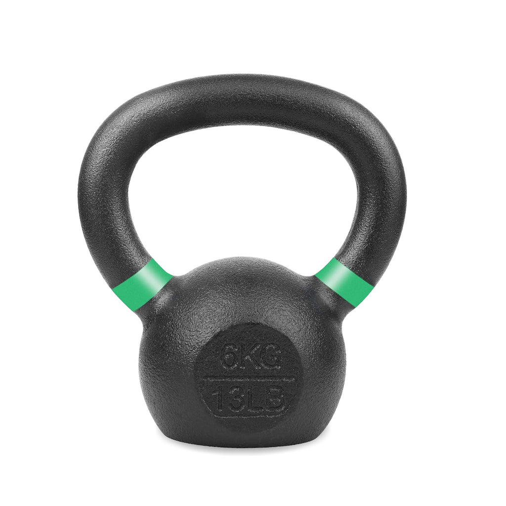 Heavy-Duty Cast Iron Kettlebell – Durable Matte Finish, Ergonomic Handle for Strength Training, Compact Home Gym Essential