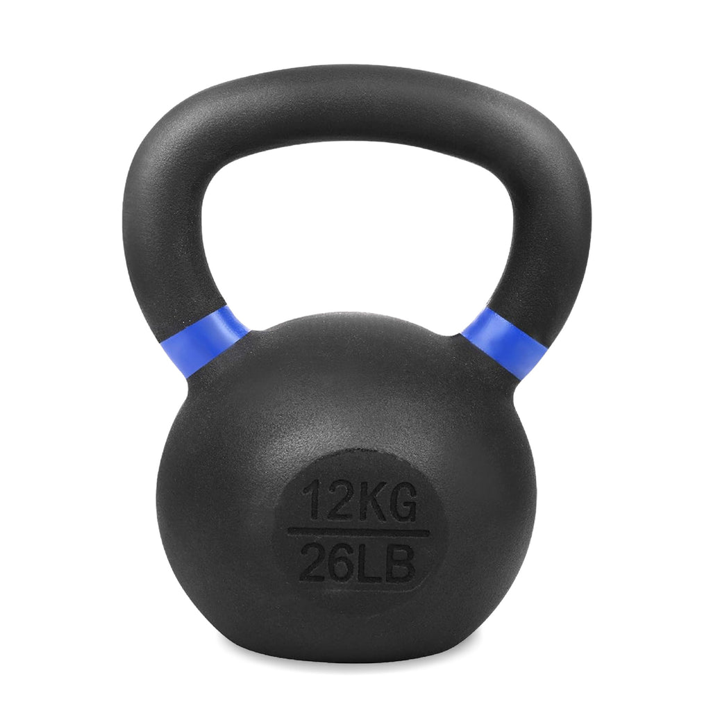 Heavy-Duty Cast Iron Kettlebell – Durable Matte Finish, Ergonomic Handle for Strength Training, Compact Home Gym Essential