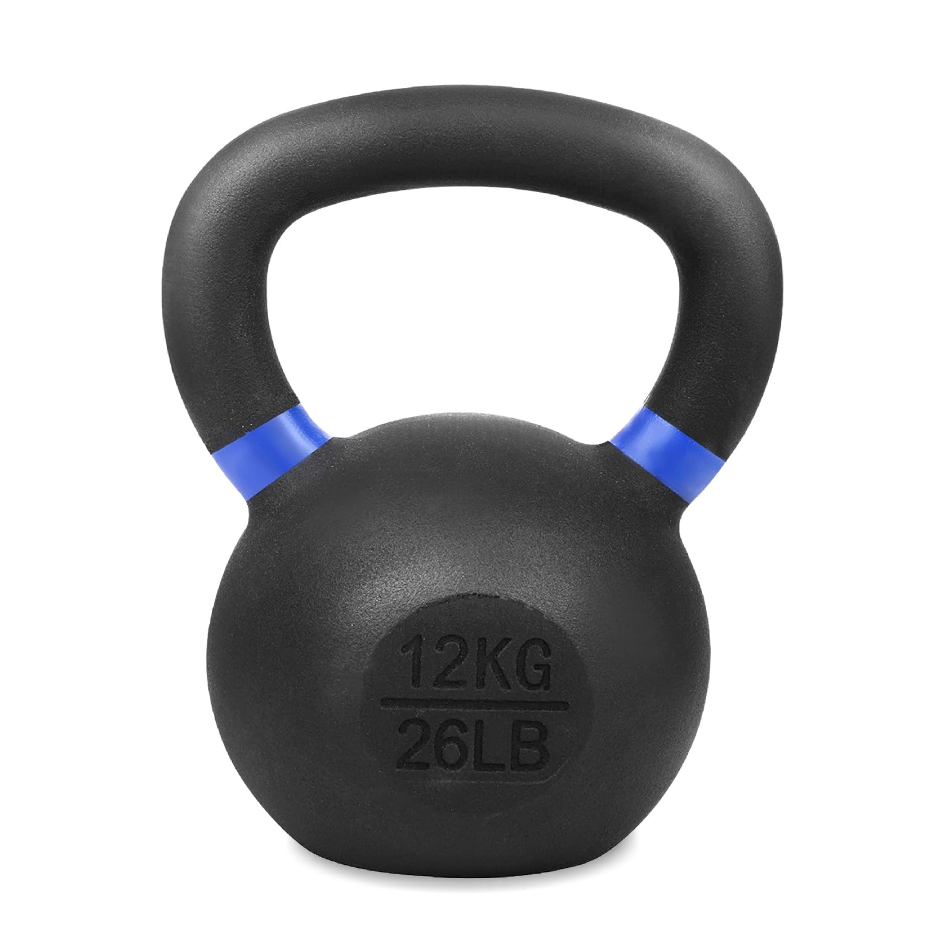 Heavy-Duty Cast Iron Kettlebell – Durable Matte Finish, Ergonomic Handle for Strength Training, Compact Home Gym Essential