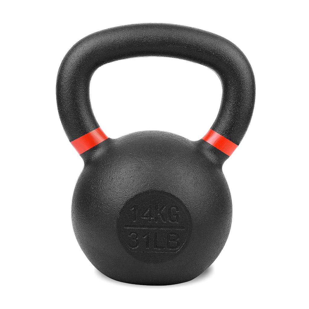 Heavy-Duty Cast Iron Kettlebell – Durable Matte Finish, Ergonomic Handle for Strength Training, Compact Home Gym Essential