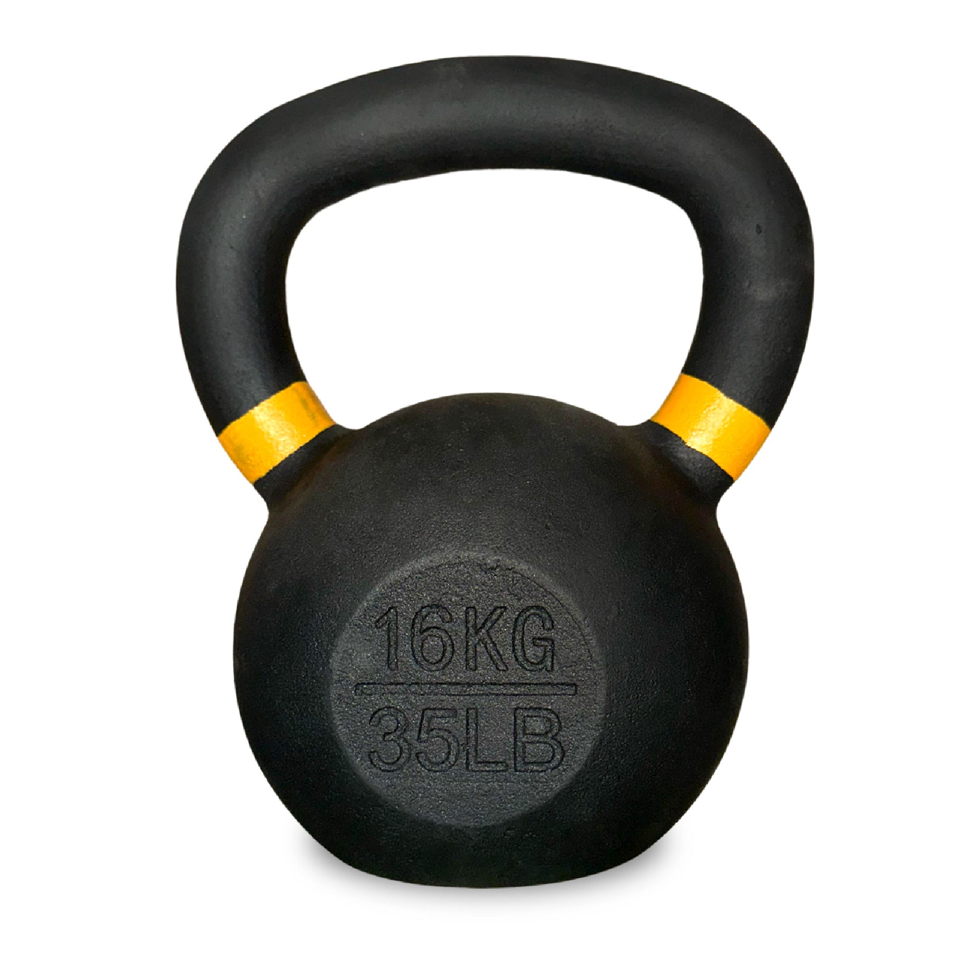 Heavy-Duty Cast Iron Kettlebell – Durable Matte Finish, Ergonomic Handle for Strength Training, Compact Home Gym Essential