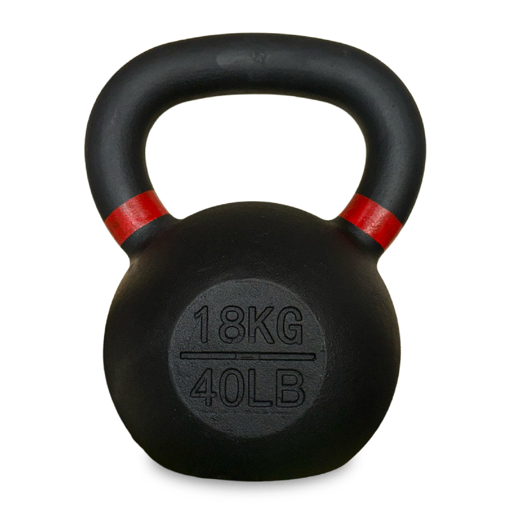 Heavy-Duty Cast Iron Kettlebell – Durable Matte Finish, Ergonomic Handle for Strength Training, Compact Home Gym Essential
