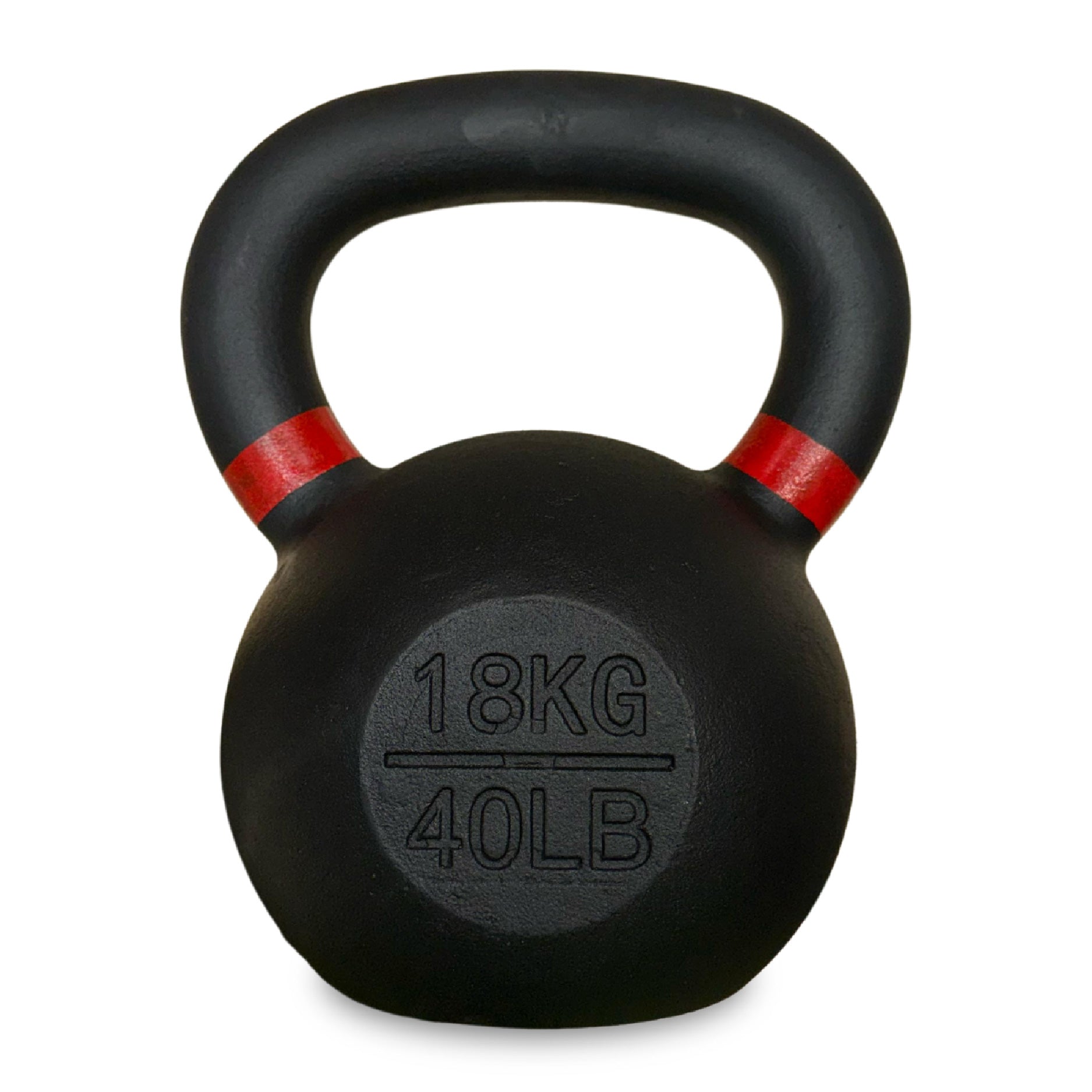 Heavy-Duty Cast Iron Kettlebell – Durable Matte Finish, Ergonomic Handle for Strength Training, Compact Home Gym Essential