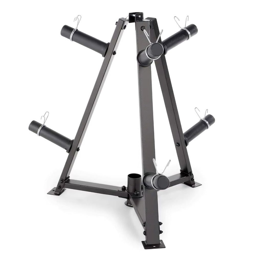 Adjustable Vertical Weight Plate & Dumbbell Storage Rack – Heavy‑Duty Steel Frame, 300 kg Capacity, Multi‑Clamp Barbell & Disc Organizer for Compact Home Gym