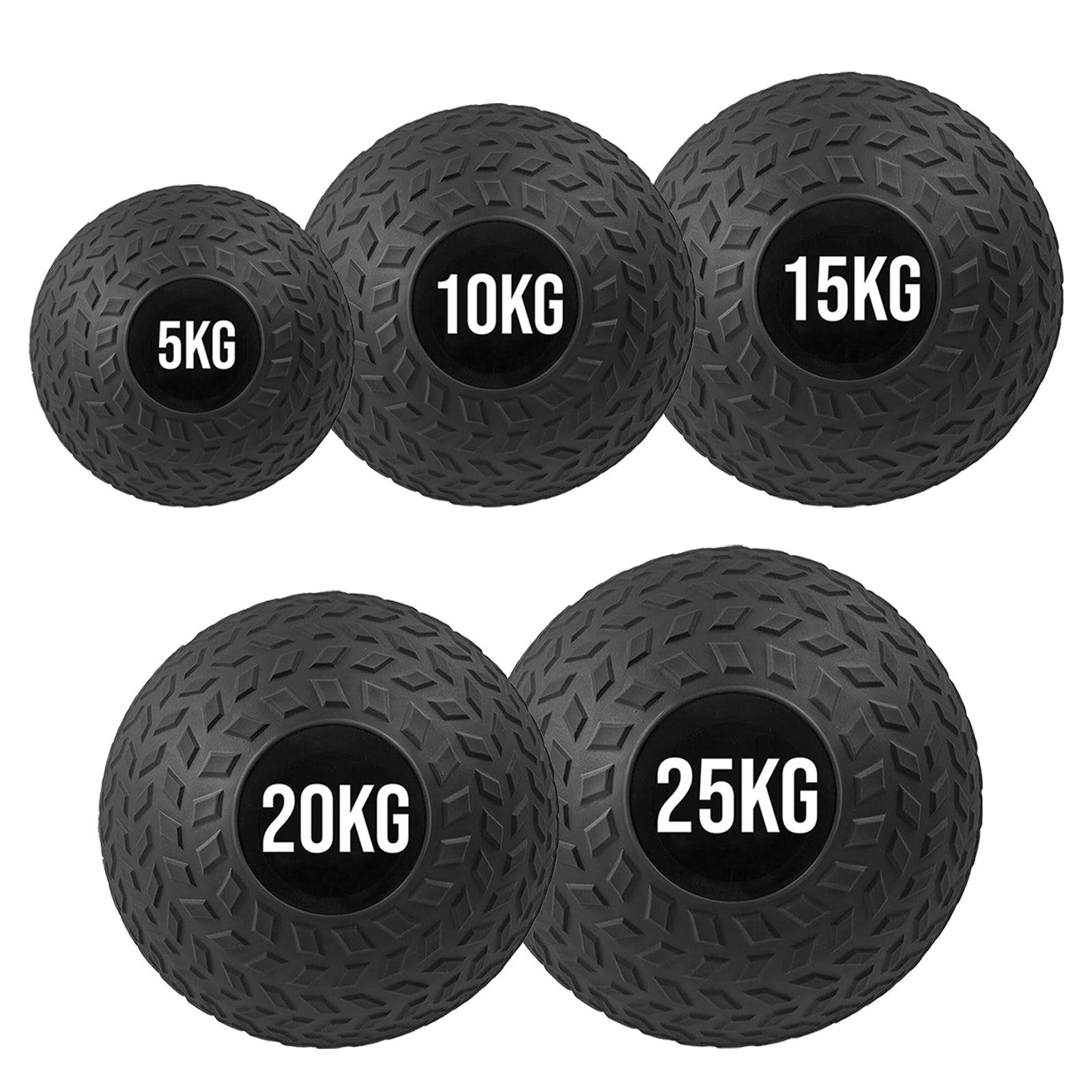 Heavy‑Duty Rubber Treaded Slam Ball – No‑Bounce Impact Ball for Strength & Power Training in Home Gym