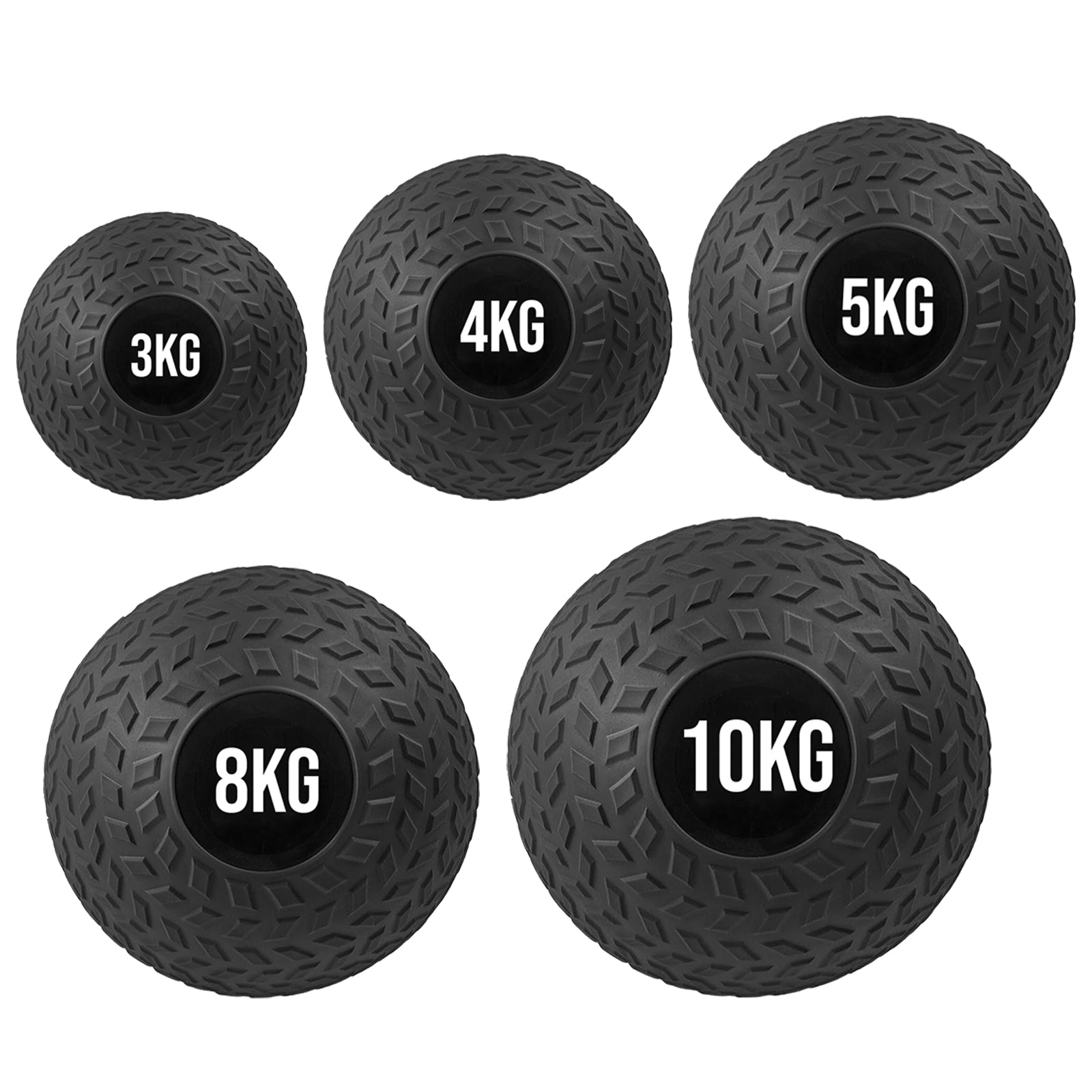 Heavy‑Duty Rubber Treaded Slam Ball – No‑Bounce Impact Ball for Strength & Power Training in Home Gym