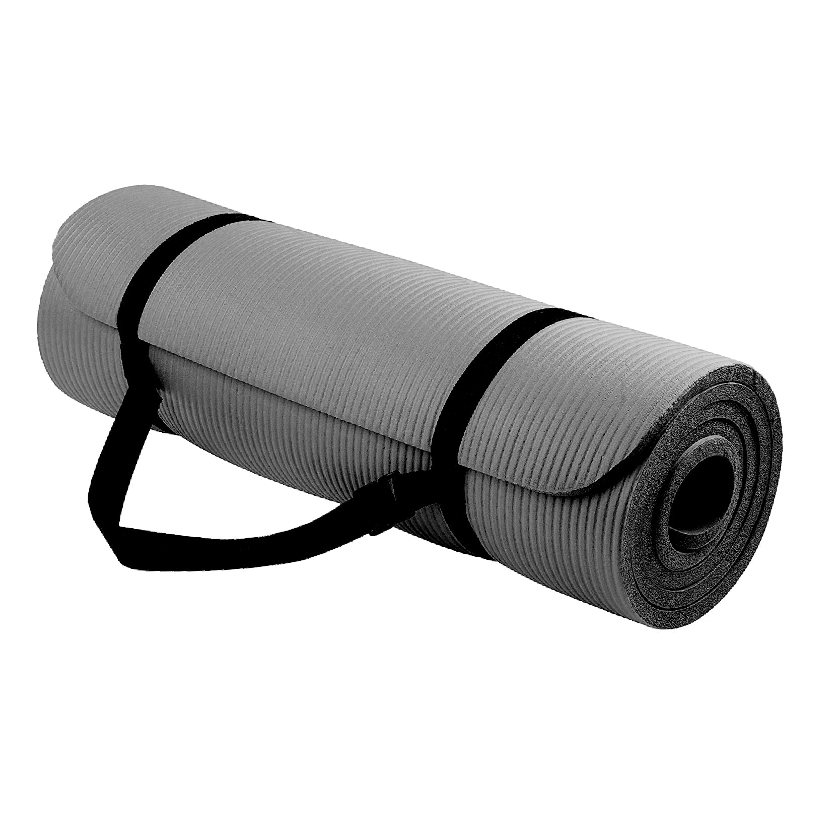 Extra Thick NBR Foam Yoga Mat – 10 mm Non‑Slip Eco-Friendly Exercise & Pilates Mat with Carry Strap – Cushioned Support for Home Gym & Fitness Studio