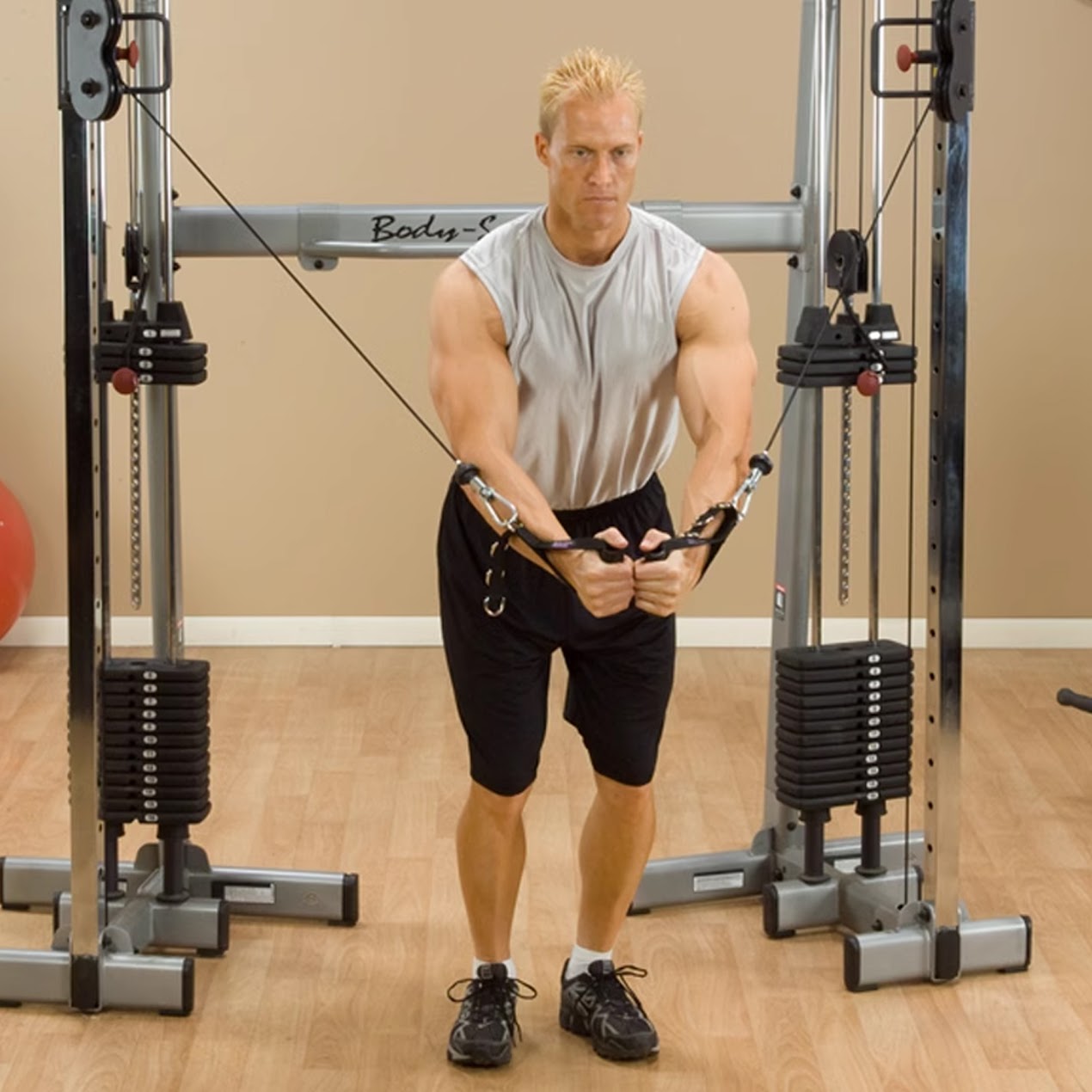 Multi Grip Steel Bars Rope and Cable Machine Attachments – Handles for Focused Strength Training Space Saving Home Gym Kit Heavy Duty Construction