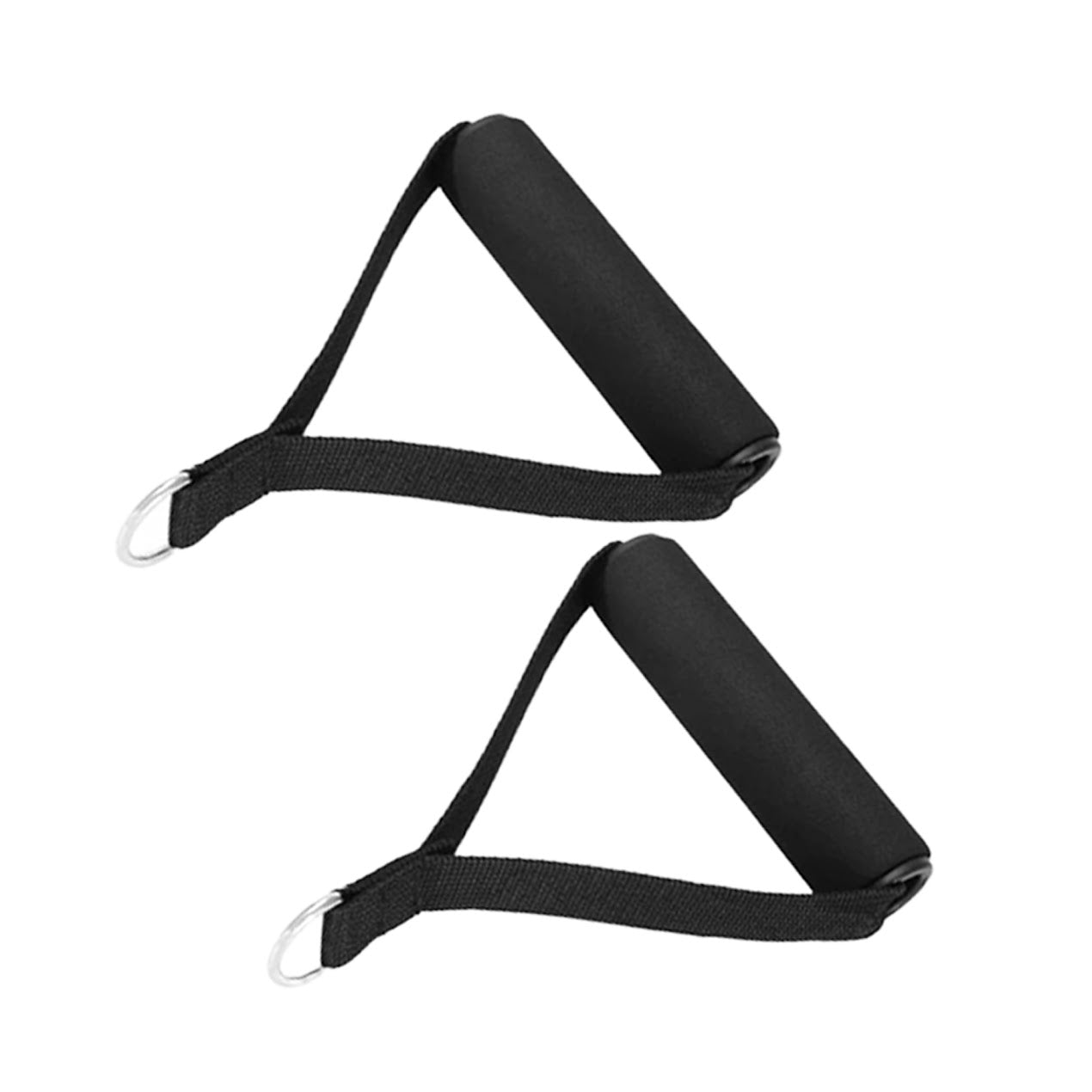 Multi Grip Steel Bars Rope and Cable Machine Attachments – Handles for Focused Strength Training Space Saving Home Gym Kit Heavy Duty Construction