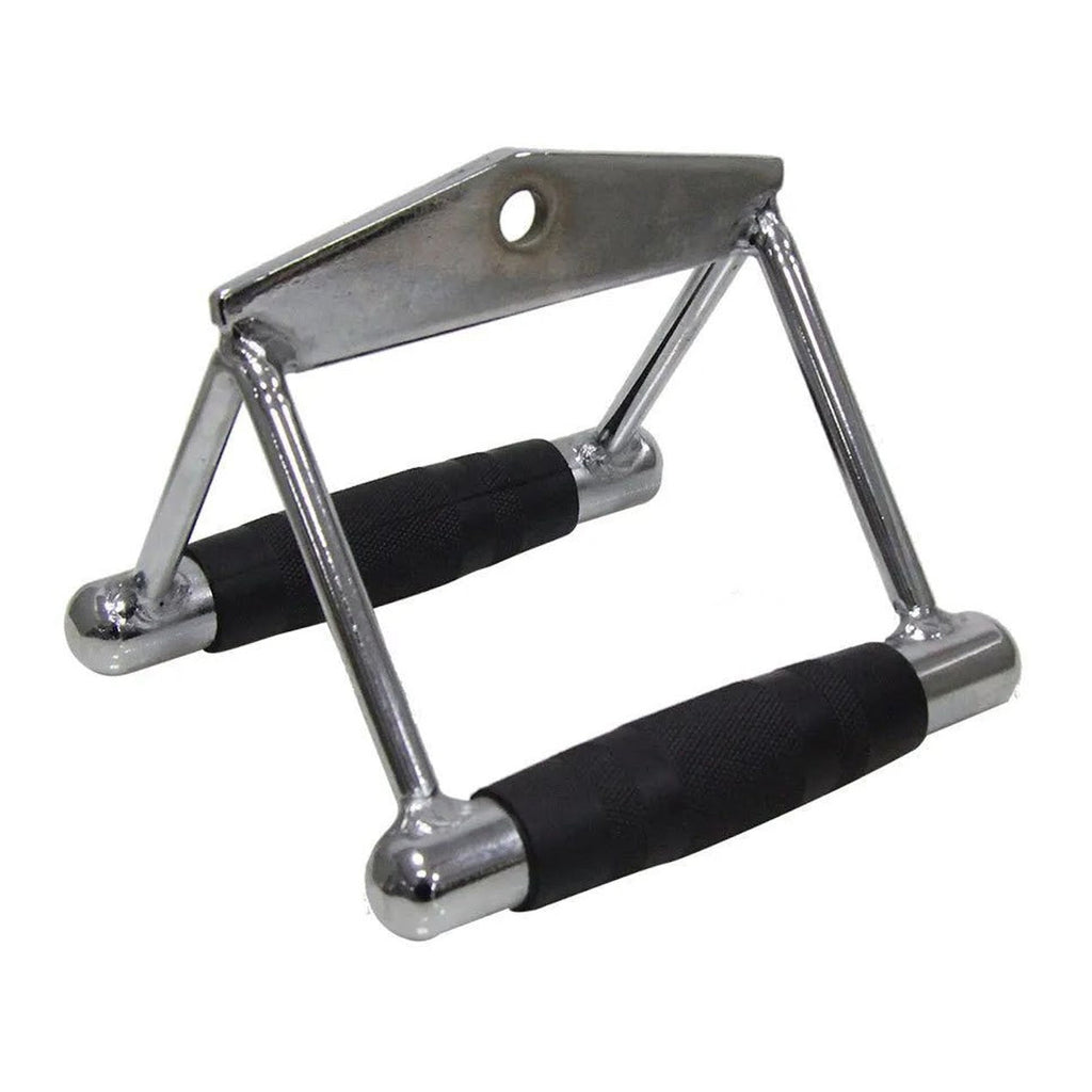 Multi Grip Steel Bars Rope and Cable Machine Attachments – Handles for Focused Strength Training Space Saving Home Gym Kit Heavy Duty Construction