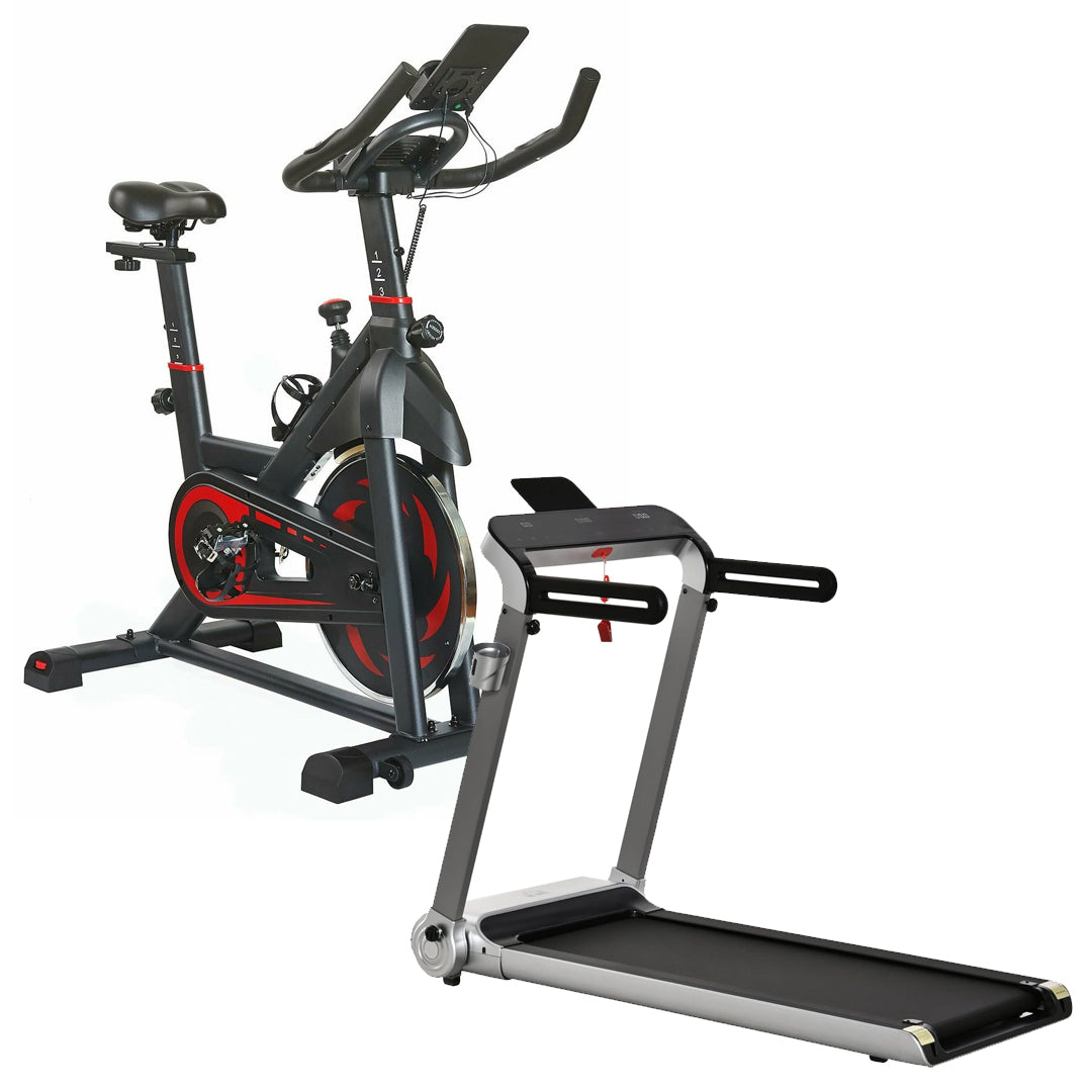 Compact Folding Treadmill – 750 W Motor | 1–14 km/h Speed | Cushioned Deck | Space‑Saving Design for Home Gym & Apartment Workouts