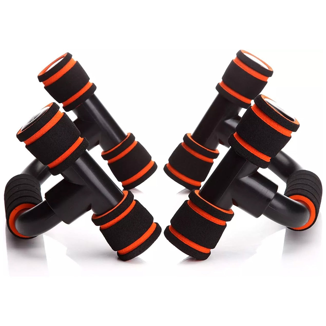 Premium Push-Up Bars with Wrist Friendly Design Deep Range Motion for Chest Shoulders and Triceps Compact Home Gym Essential