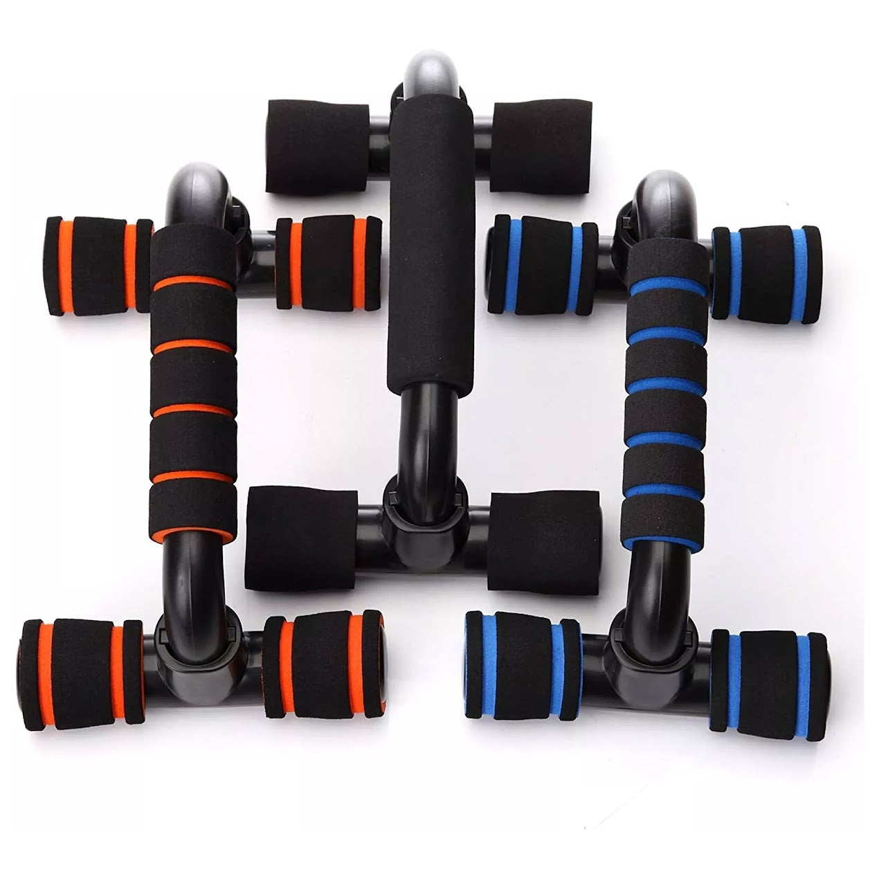 Premium Push-Up Bars with Wrist Friendly Design Deep Range Motion for Chest Shoulders and Triceps Compact Home Gym Essential