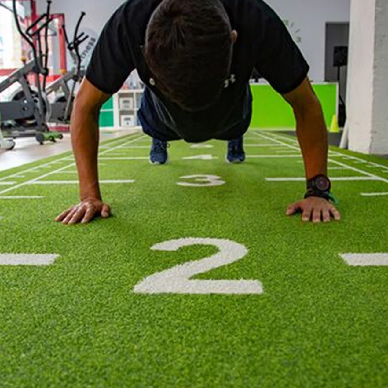 10 m Heavy‑Duty Sprint Training Mat & Steel Weight Sledge Combo – Numbered Markings, Home Gym Speed & Strength Gear
