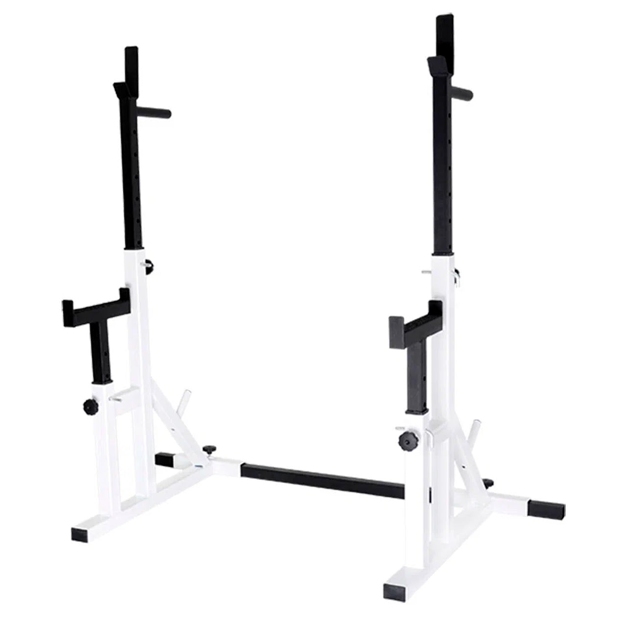 Bench Press Rack 2.0 & Adjustable Squat – 400 kg Steel Frame, Multi‑Height, Dip Handles, Compact Home Gym Power Rack