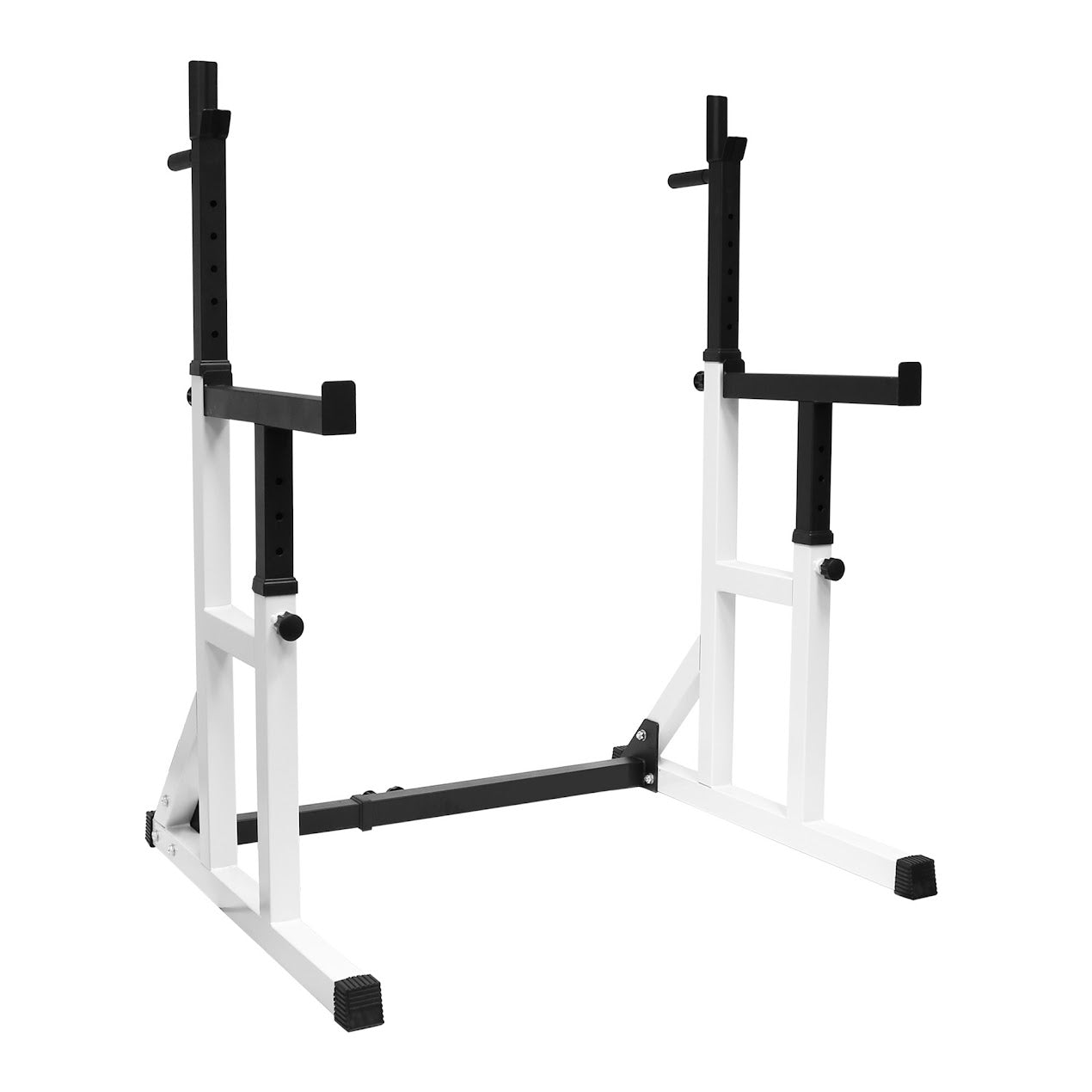 Bench Press Rack 2.0 & Adjustable Squat – 400 kg Steel Frame, Multi‑Height, Dip Handles, Compact Home Gym Power Rack
