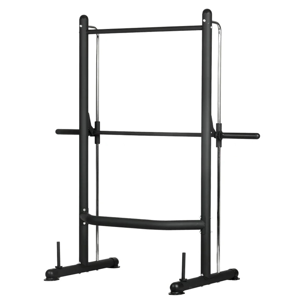 Integrated Pull‑Up Bar with Smith Machine Squat Rack – Heavy-Duty Steel & Cable System for Full-Body Strength Training in Compact Home Gym