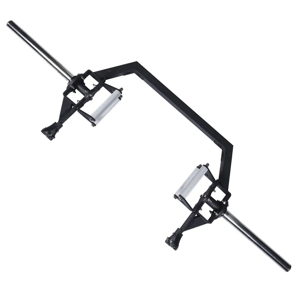20 kg Open Trap Bar Deluxe – Hex Bar for Deadlift & Shrug Bar with Rotating Sleeves and Built‑In Deadlift Jack for Home Gym
