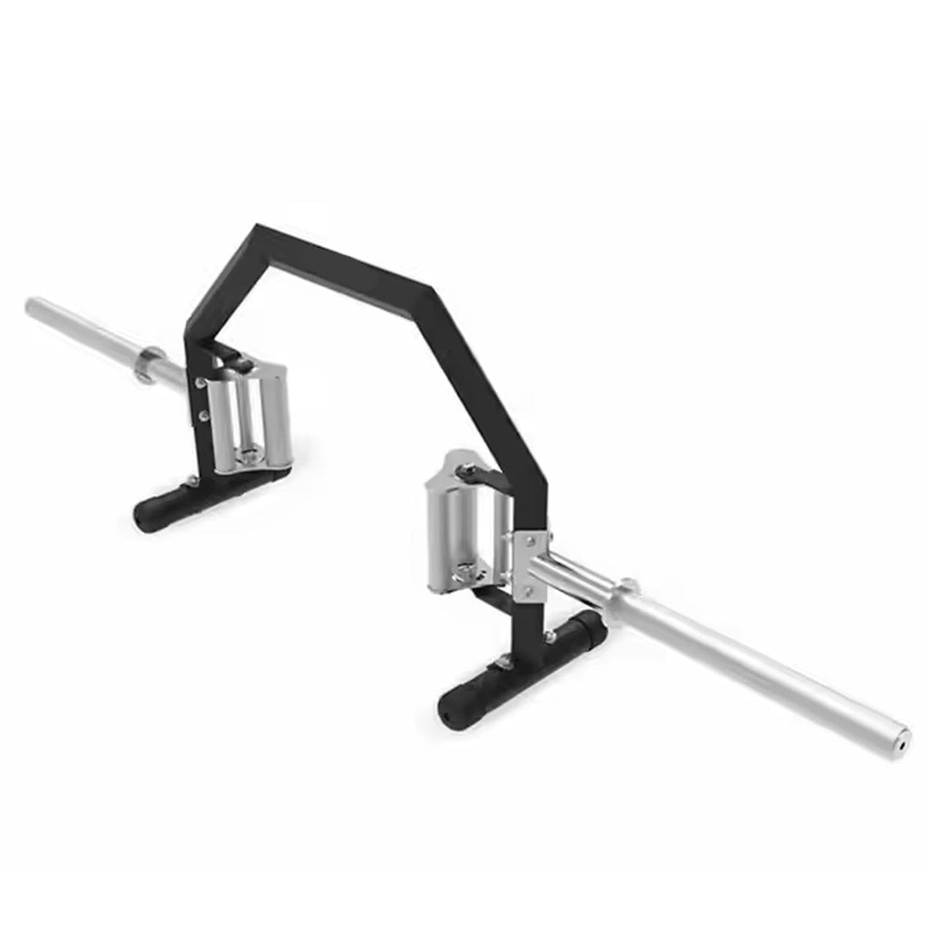 20 kg Open Trap Bar Deluxe – Hex Bar for Deadlift & Shrug Bar with Rotating Sleeves and Built‑In Deadlift Jack for Home Gym