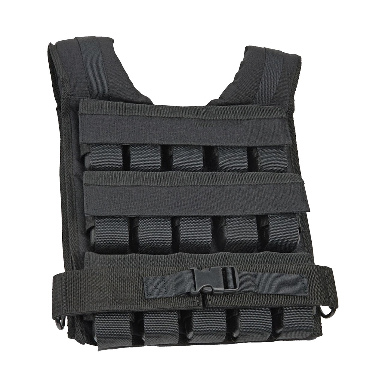 Adjustable 30 kg Weighted Vest – Heavy-Duty Fabric, Metal Inserts, Reflective Strips, Ergonomic Fit for Strength Training in Home Gyms